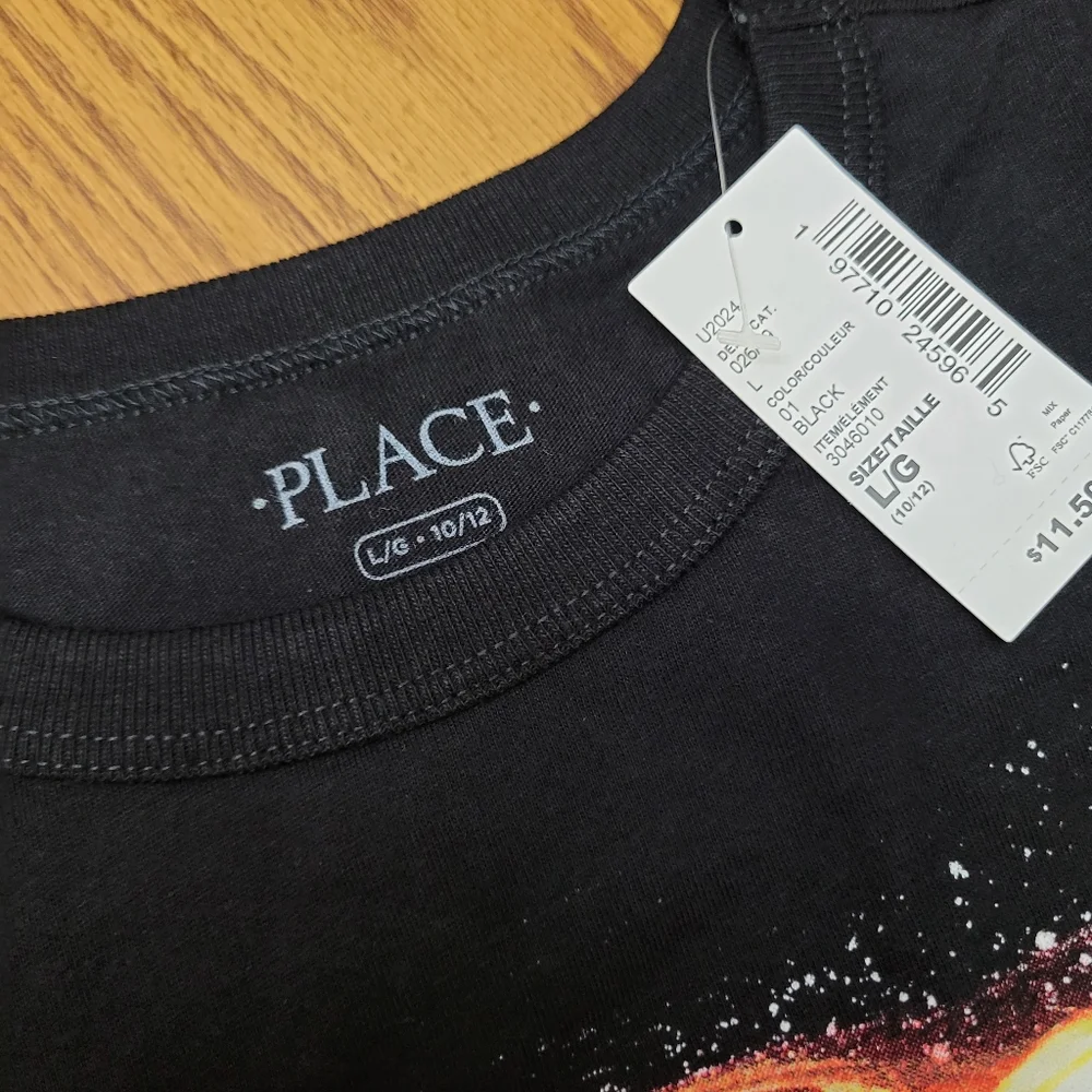 Children's Place Graphic Tees Boy's Size 10/12